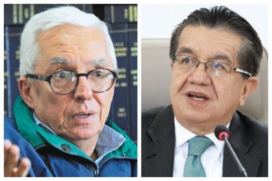 El senador Jorge Robledo y el ministro de Salud, Fernando Ruiz. / Cristian Garavito y César Carrión.