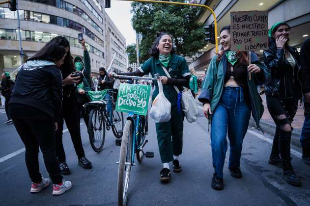 En video: así se vivió la marcha por el aborto legal y seguro en Bogotá