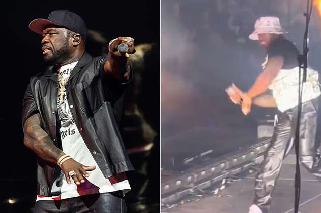 50 Cent golpeó a una fan con un micrófono en un concierto y la dejó herida: video