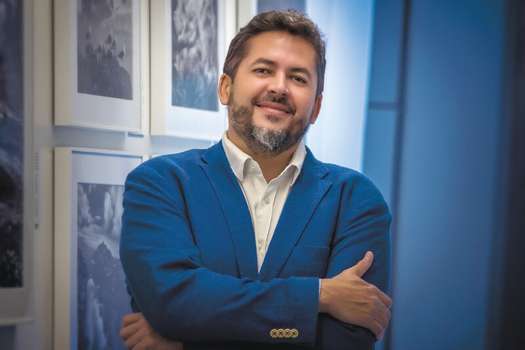 El arquitecto Iván Acevedo, representante de Colombia en la Bienal de Arquitectura y Urbanismo de Seúl 2019. / Juan Mario Cuellar