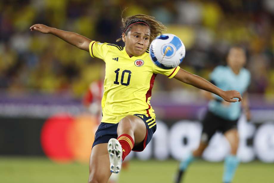 Leicy Santos es una de las principales referentes de la selección femenina de Colombia.