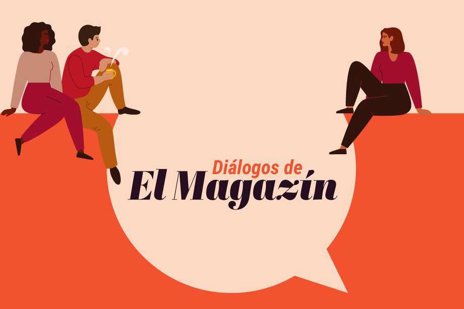 Afiche de los Diálogos del Magazín, franja mensual de conversaciones que se realiza en el Gimnasio Moderno y es moderado por periodistas de El Espectador.