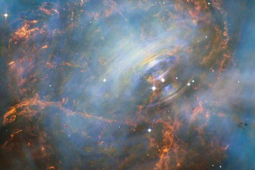 Fotografía de la Nebulosa del Cangrejo, a 6.500 años luz, capturada por el telescopio Hubble /NASA/ESA. 