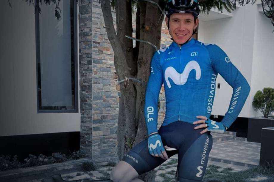Miguel Ángel López, corredor boyacense, le apunta este año al Tour de Francia y la Vuelta a España.