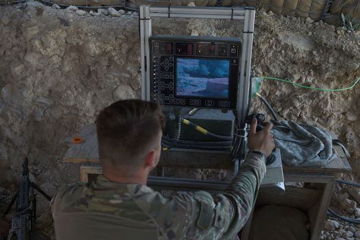 Un soldado estadounidense en la misión de la OTAN en Afganistán.  / AFP