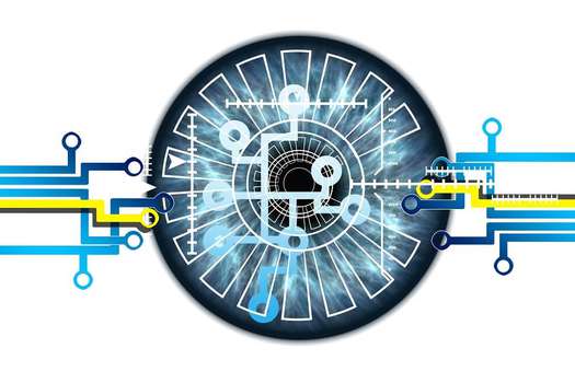 El reconocimiento de iris hace parte de las tecnologías biométricas presentes en la revolución 4.0. / Pixabay