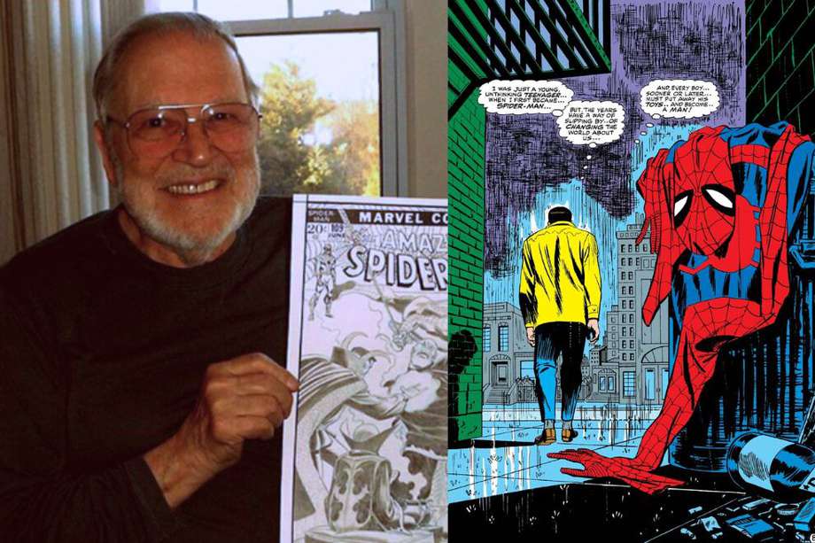 El ilustrador, que falleció el 12 de junio a los 93 años, trabajó extensamente en la ilustración de Spider-Man.