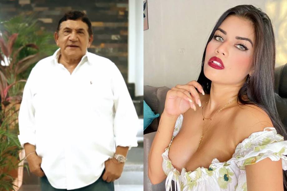 Ella es María Laura, la "novia" de Poncho Zuleta, 42 años menor que él