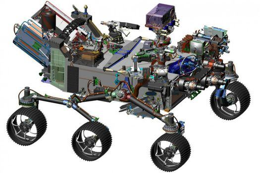 Ilustración del vehículo que enviará la Nasa a Marte en 2020. / / Nasa