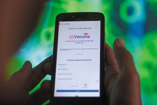 El portal Mi Vacuna fue habilitado en marzo de 2021. / Mauricio Alvarado