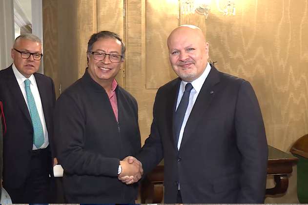 Presidente Petro se reunió en Bogotá con el fiscal de la Corte Penal Internacional