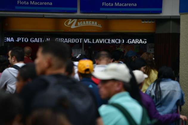 En fotos: 850.000 viajeros han salido de Bogotá por las terminales de transporte