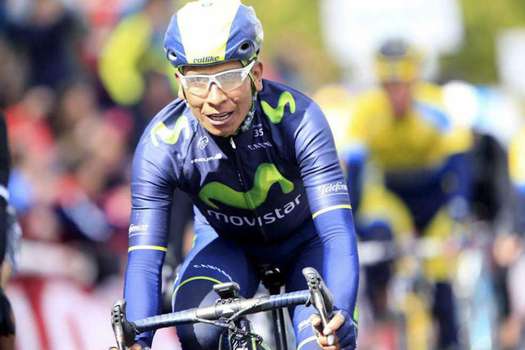 Nairo Quintana líder del Tour de Romandia. Foto: AFP