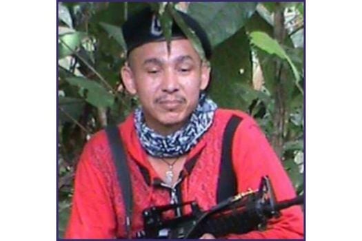 "Mocho Tierra", dicen las autoridades, llevaba 27 años en la guerrilla.   / Cortesía