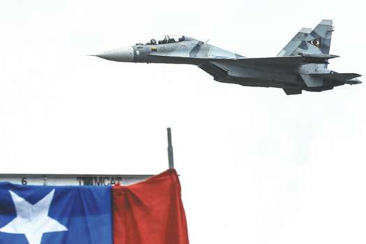 Los aviones Sukhoi que tiene la Fuerza Aérea venezolana, de fabricación rusa, son considerados los más letales del mundo. / Anadolu Agency