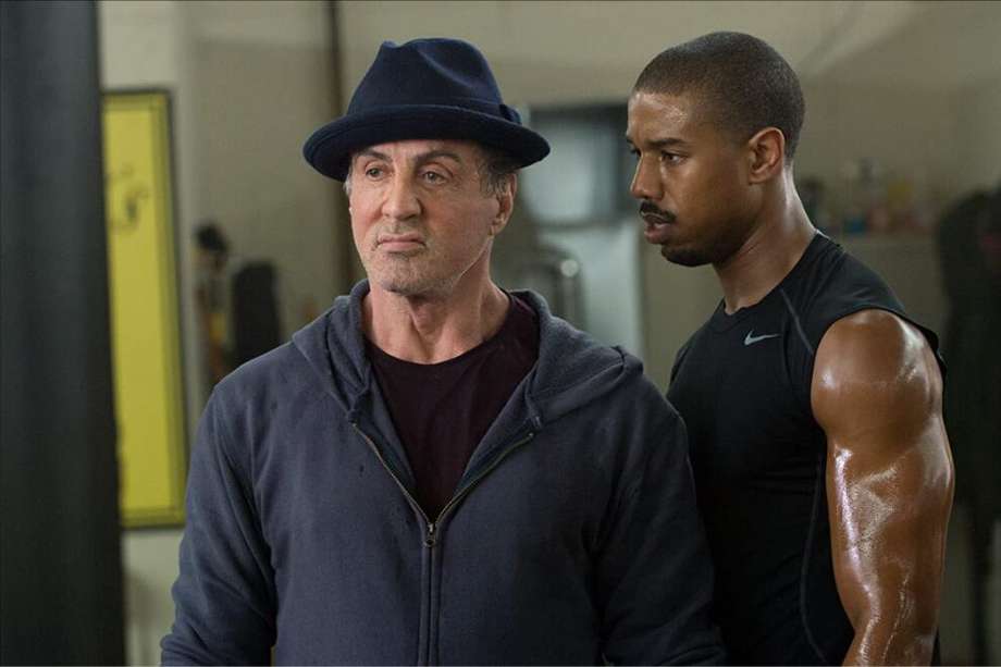 Sylvester Stallone apareció en todas las películas de la serie "Rocky" y en las dos primeras cintas de "Creed".