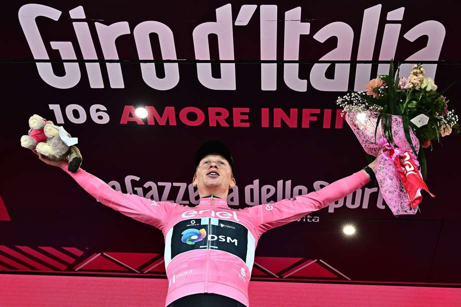 Andreas Leknessund, el nuevo líder del Giro de Italia. 