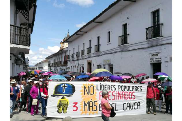 Inicia paro indefinido de docentes y campesinos en Cauca