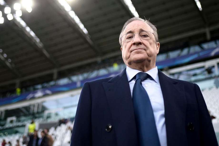 Florentino Pérez ue reelegido como presidente de Real Madrid, tras no presentarse otro candidato en la contienda (Photo by Nicolò Campo/LightRocket via Getty Images)