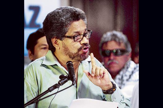  El jefe negociador de las Farc, “Iván Márquez”, ratificó la intención de la guerrilla de lograr un acuerdo. / AFP