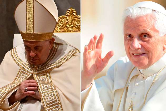 El papa Francisco rindió homenaje al fallecido Benedicto XVI