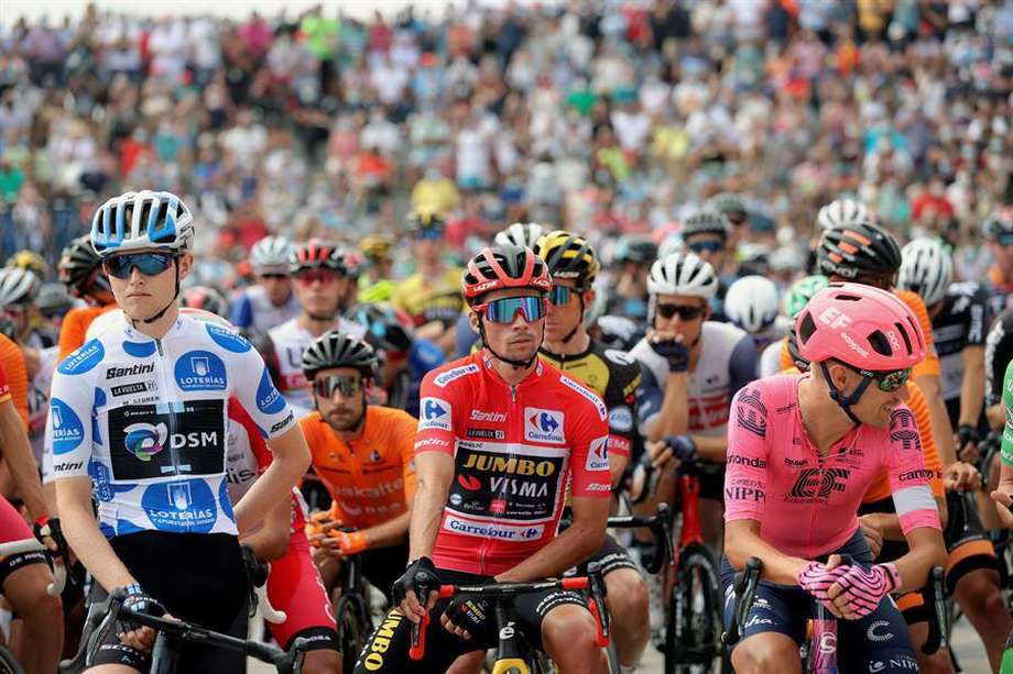 Primoz Rolgic ganó por tercera vez la camiseta roja de la Vuelta a España.