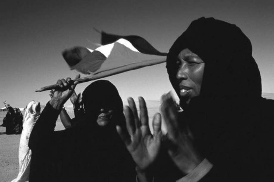 Mujeres del Sahara occidental.