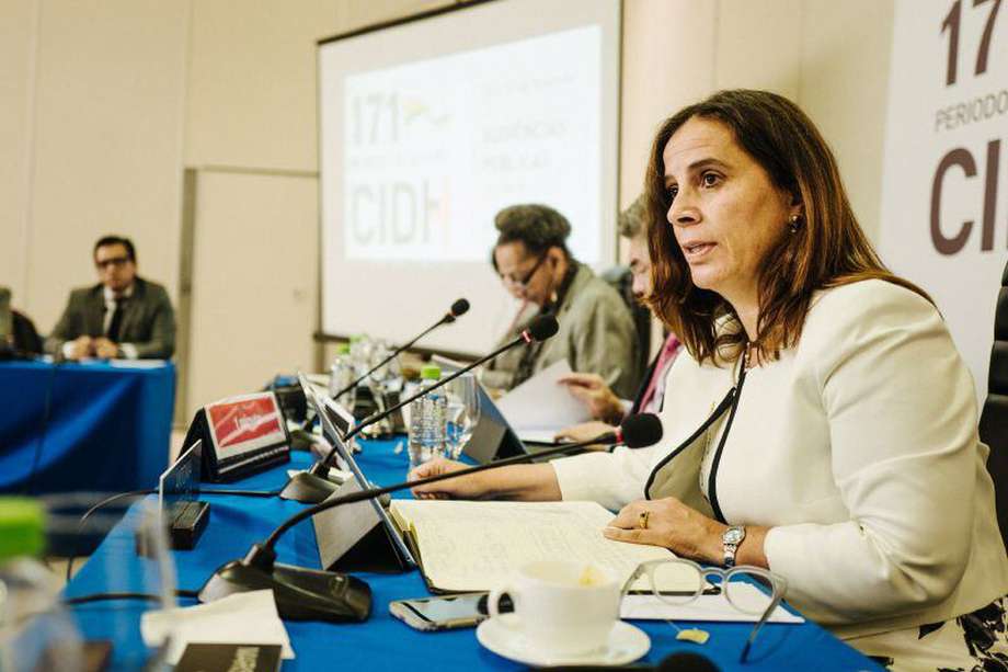 Antonia Urrejola, chilena, fue elegida presidenta de la Comisión Interamericana de Derechos Humanos el pasado 15 de marzo.  / CIDH