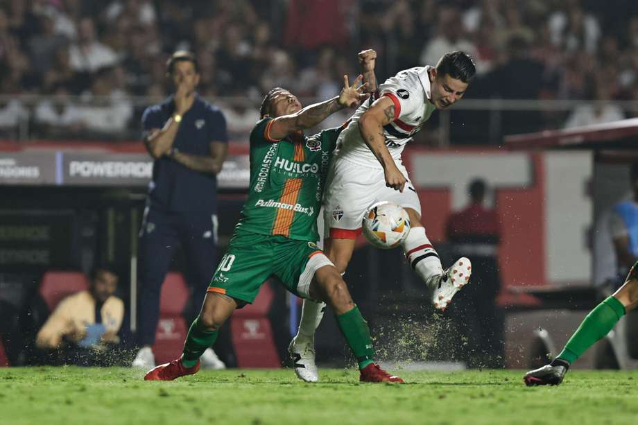 James Rodríguez jugó 91 minutos en la victoria de São Paulo (2-0) sobre Cobresal en la Copa Libertadores 2024.