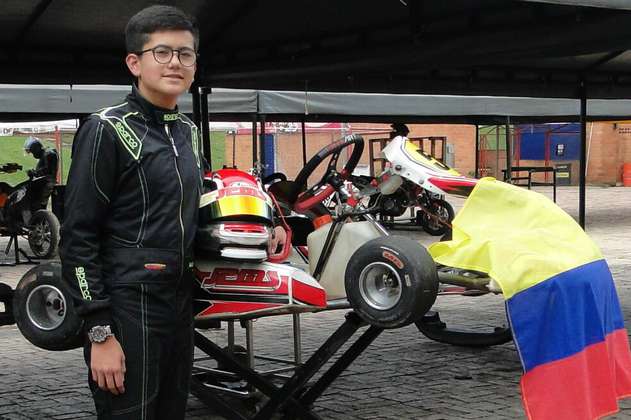 El colombiano Juan Felipe Pedraza correrá el mundial de Easy Kart