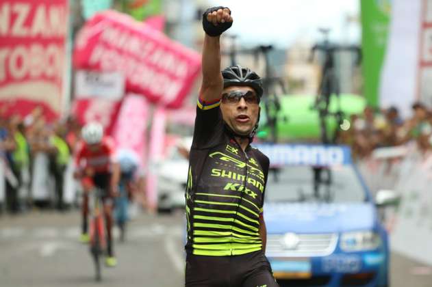 Walter Pedraza se quedó con la cuarta etapa de la Vuelta a Colombia