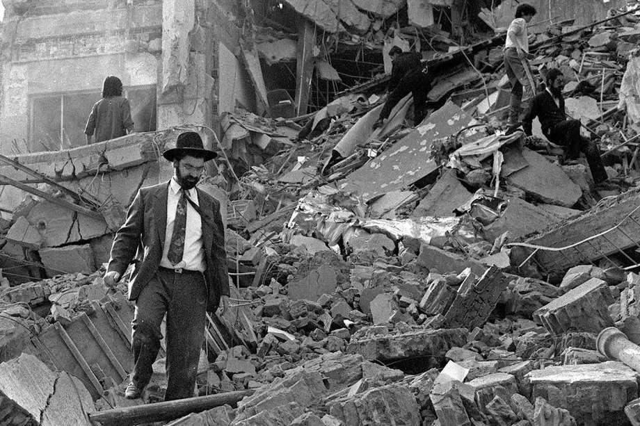 En 1994, Argentina sufrió el peor atentado en su historia: fue contra la mutua judía AMIA de Buenos Aires. El saldo: 85 muertos. / AFP 