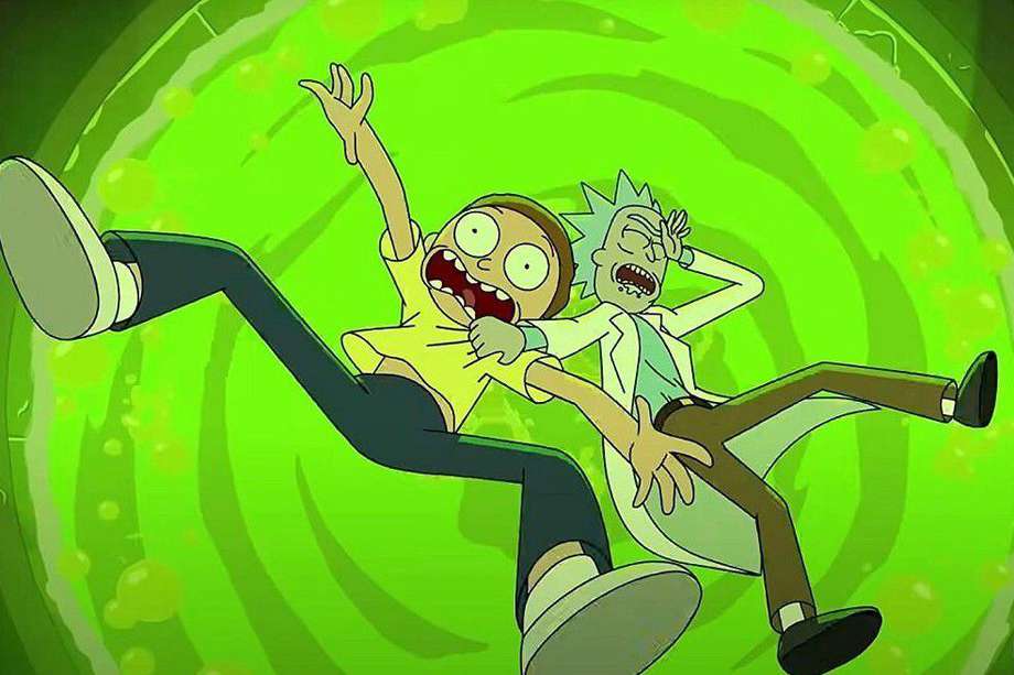 Imagen de la serie "Rick y Morty".