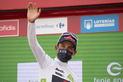 El reciente campeón del Giro de Italia es el líder de la clasificación de los jóvenes en la Vuelta a España.