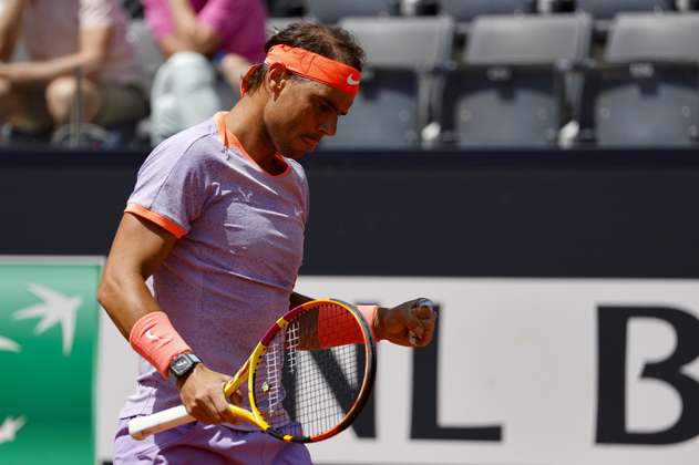 Rafael Nadal superó a Bergs y se metió en la segunda ronda del Masters 1.000 de Roma