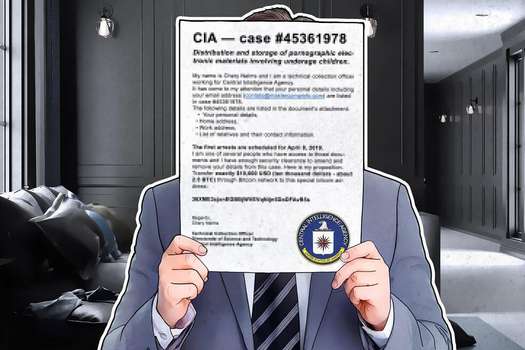En el falso comunicado de la CIA se le informa a la víctima que tiene poco tiempo para consignar el dinero a cambio de borrar su presunto actuar delictivo y, así, librarse de la captura.  / Cortesía Kaspersky