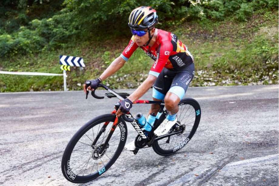 Santiago Buitrago, el colombiano mejor posicionado en la Vuelta a España.