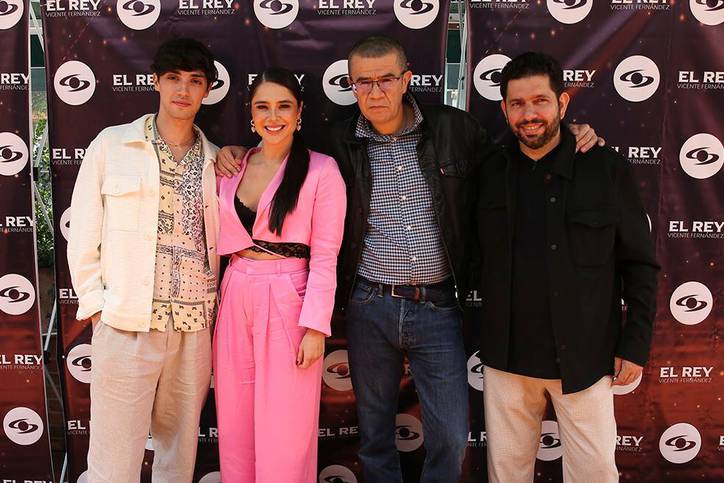 Sebastián Dante, Camila Rojas, Dago García y Harold Sánchez