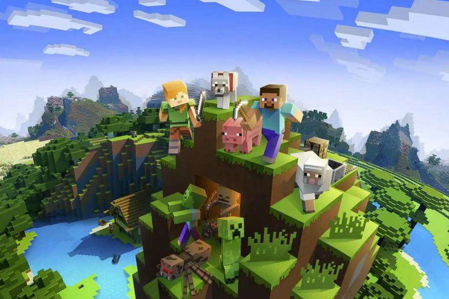 Minecraft es un videojuego en el que los usuarios pueden construir y romper elementos hechos de bloques en mundos tridimensionales. 