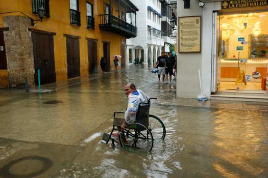 Las autoridades de Cartagena reportan que se han presentado varias afectaciones por las lluvias. 
