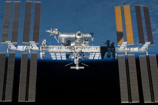 Estación Espacial Internacional, donde se grabaría la película.