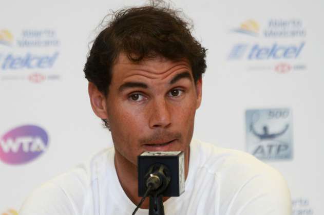 Rafael Nadal abandona el Abierto Mexicano de tenis por lesión
