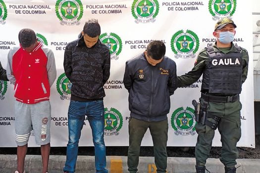 Los detenidos fueron enviados a las cárceles La Modelo y El Buen Pastor en Bogotá. / Policía Nacional