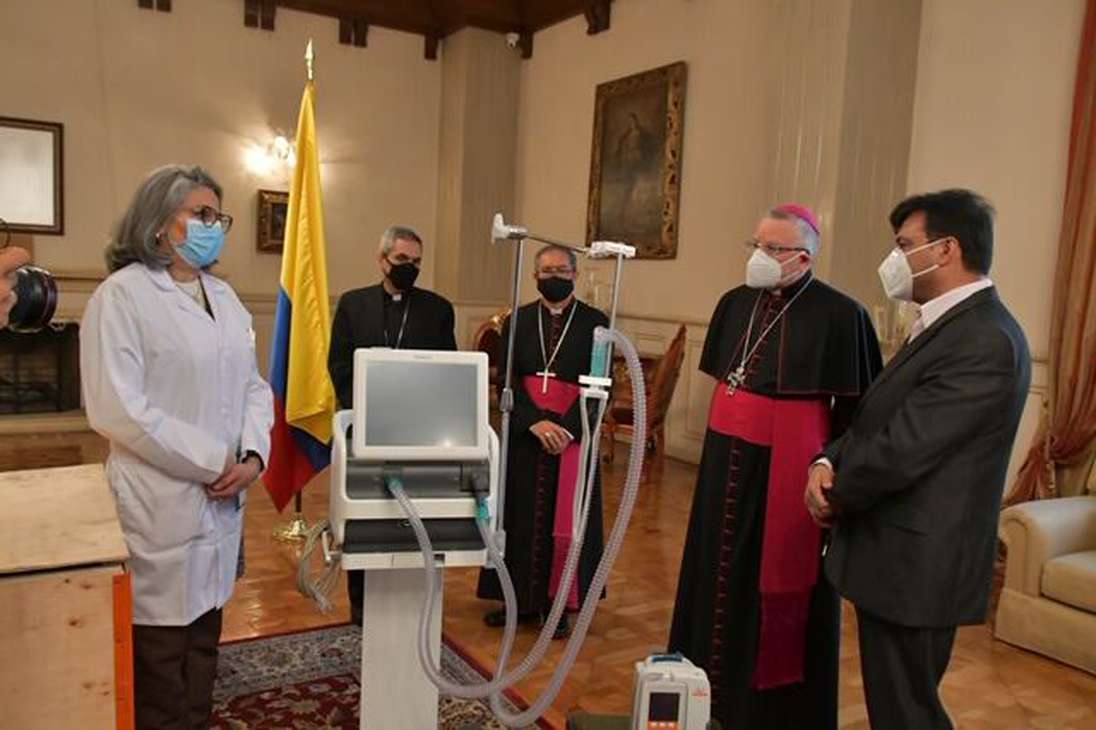 Donación del papa Francisco a Colombia.