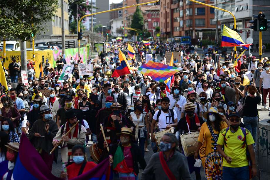 Colombia cumple 13 días de paro nacional. 