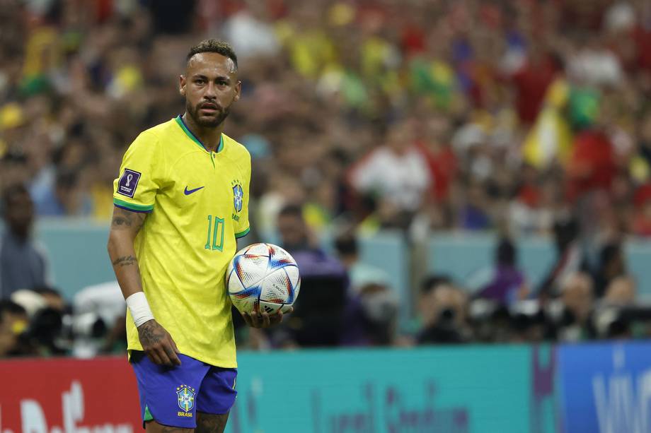 En el partido de hoy de Brasil contra Suiza en el Mundial de Qatar, Neymar estuvo ausente. ¿Por qué? Este y más detalles del futbolista, aquí. EFE/ Juanjo Martin
