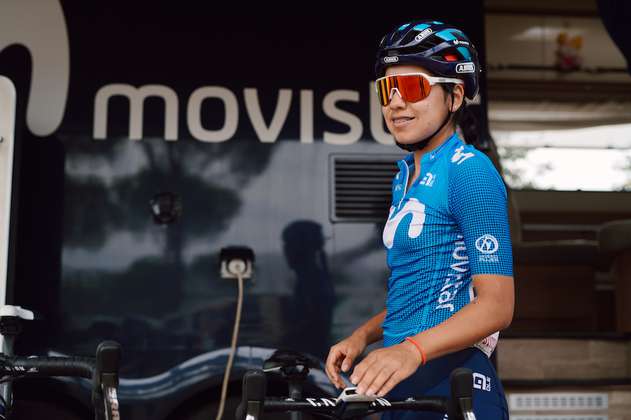 Paula Patiño, representante colombiana en el Tour de Francia Femenino