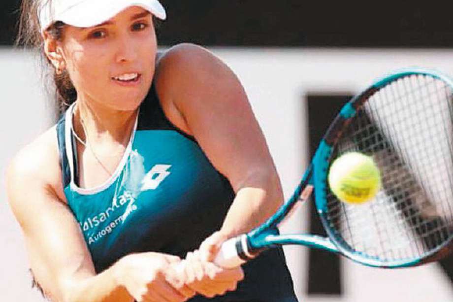 MarÌa Camila Osorio en su primer partido en el Masters 1000 de Roma // WTA