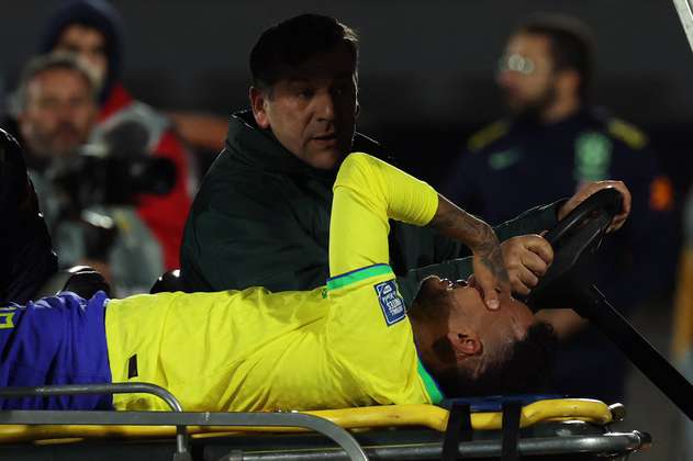 Pésimas noticias para Brasil: Neymar sufrió rotura de ligamento cruzado y menisco