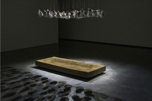 Ficha técnica: “Les Humeurs” (“Los humores”). / 2017- Juliana Góngora Rojas- Instalación / Escultura. Museo MAC VAL (Ivry-sur. Seine- Francia).